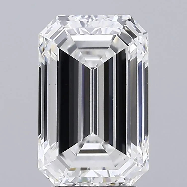 3.00ct Emerald Lab Grown Diamond (Colour D, Clarity VS1, IGI Certified)