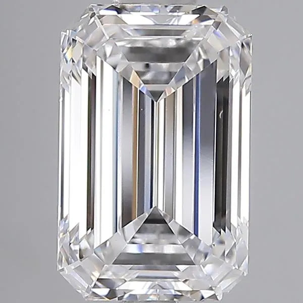 3.00ct Emerald Lab Grown Diamond (Colour D, Clarity VS2, IGI Certified)