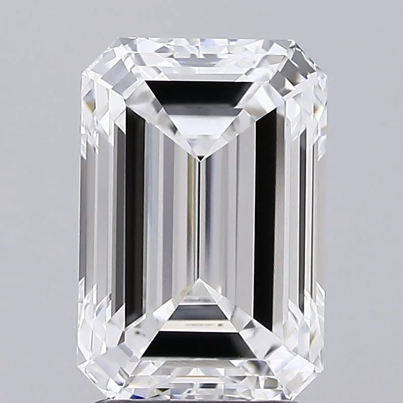 3.00ct Emerald Lab Grown Diamond (Colour D, Clarity VVS1, IGI Certified)