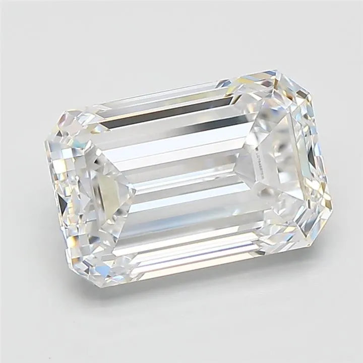 3.00ct Emerald Lab Grown Diamond (Colour D, Clarity VVS1, IGI Certified)