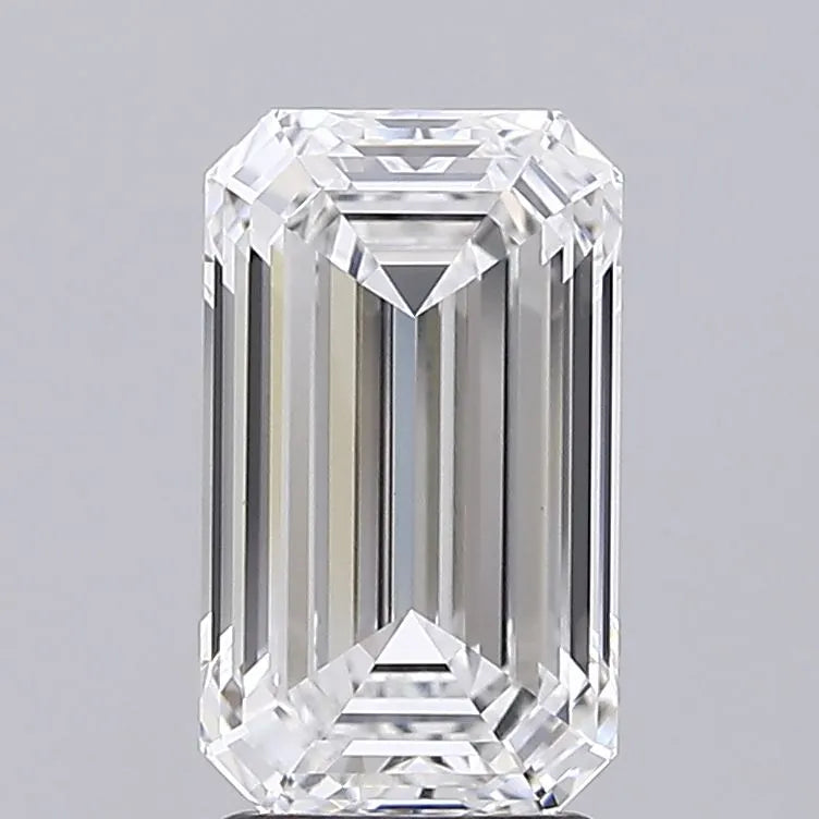 3.00ct Emerald Lab Grown Diamond (Colour D, Clarity VVS1, IGI Certified)