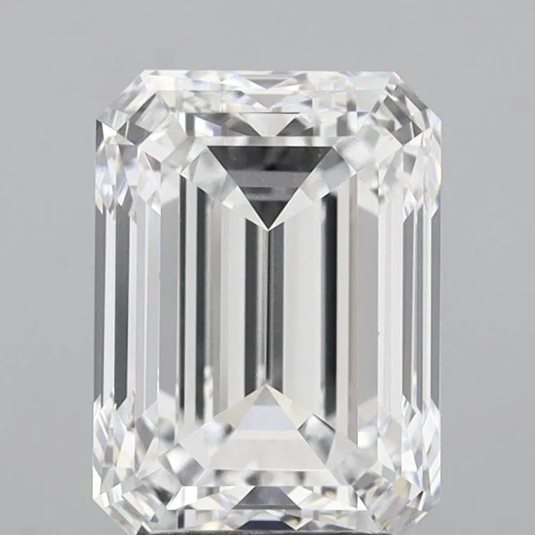 3.00ct Emerald Lab Grown Diamond (Colour D, Clarity VVS2, IGI Certified)