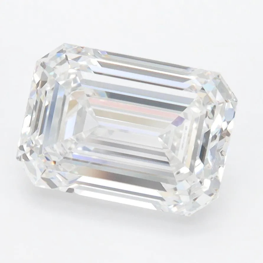 3.00ct Emerald Lab Grown Diamond (Colour E, Clarity IF, IGI Certified)