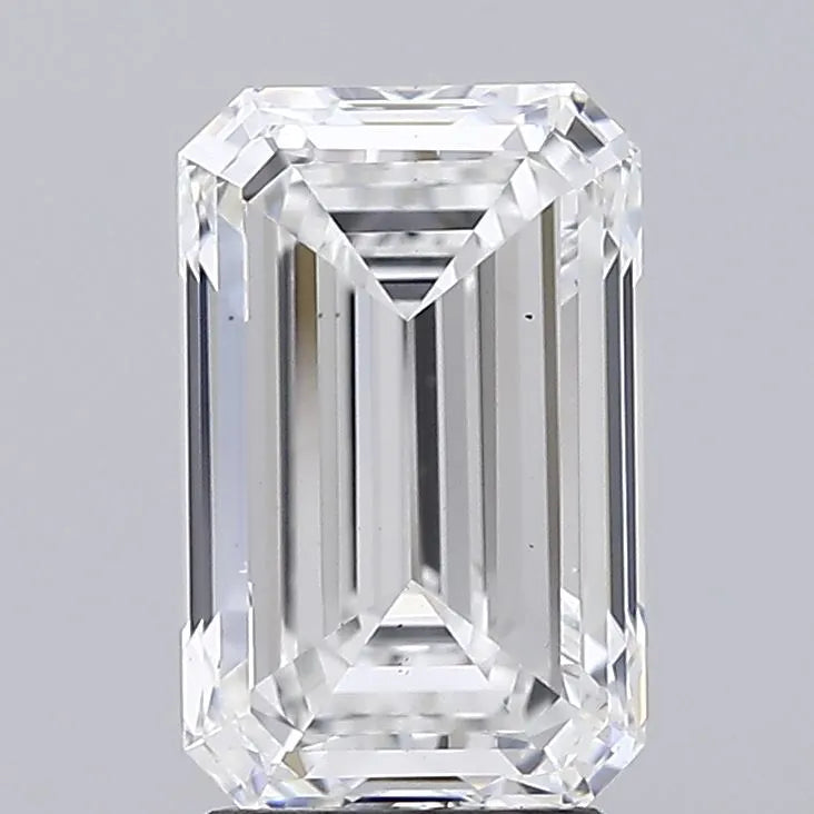 3.00ct Emerald Lab Grown Diamond (Colour E, Clarity VS2, IGI Certified)