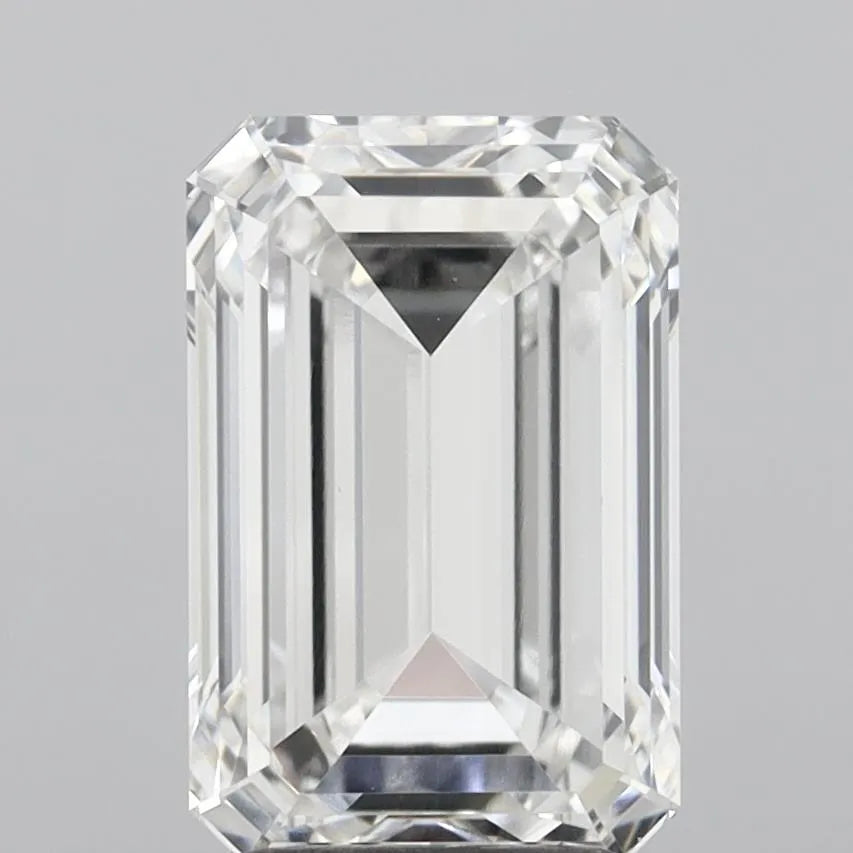 3.00ct Emerald Lab Grown Diamond (Colour F, Clarity VVS1, IGI Certified)