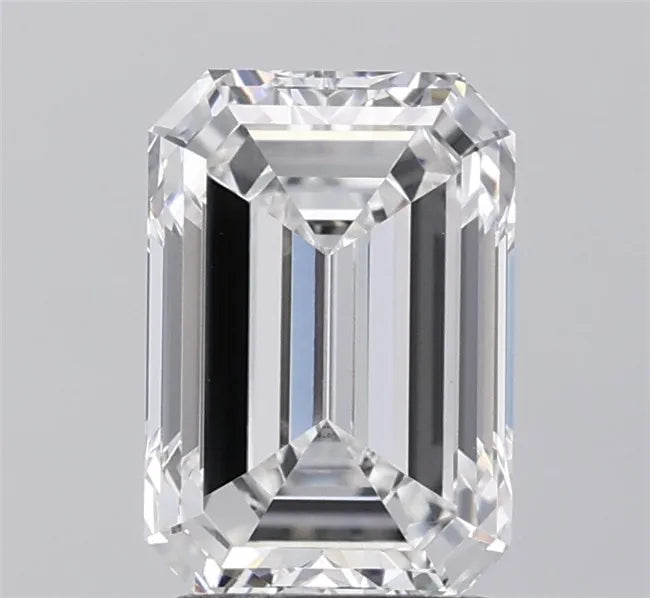 3.00ct Emerald Lab Grown Diamond (Colour F, Clarity VVS2, IGI Certified)