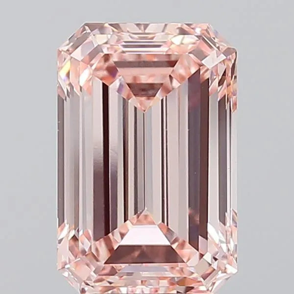 3.00ct Emerald Lab Grown Diamond (Colour Fancy Intense Pink, Clarity VS1, IGI Certified)