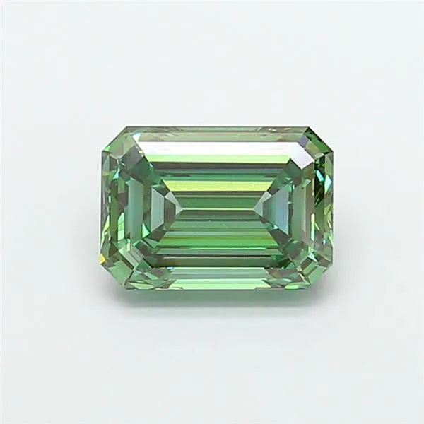 3.00ct Emerald Lab Grown Diamond (Colour Fancy Vivid Green, Clarity VVS2, IGI Certified)