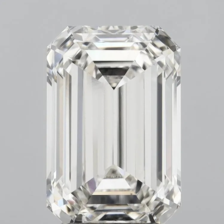 3.00ct Emerald Lab Grown Diamond (Colour G, Clarity VVS2, IGI Certified)