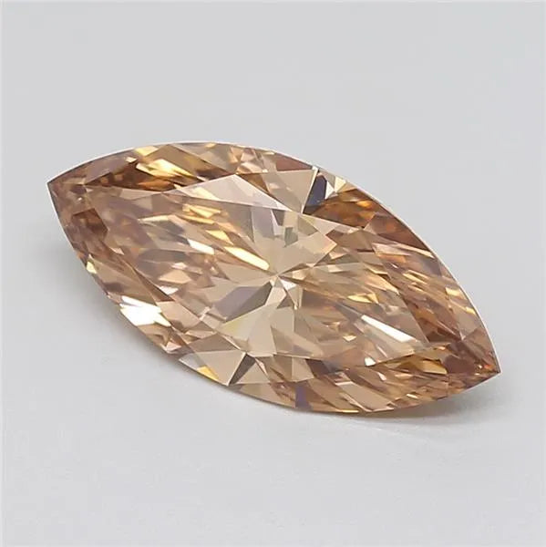3.00ct Marquise Lab Grown Diamond (Colour Fancy Brown, Clarity VVS2, IGI Certified)
