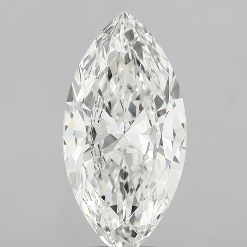 3.00ct Marquise Lab Grown Diamond (Colour G, Clarity VVS2, IGI Certified)