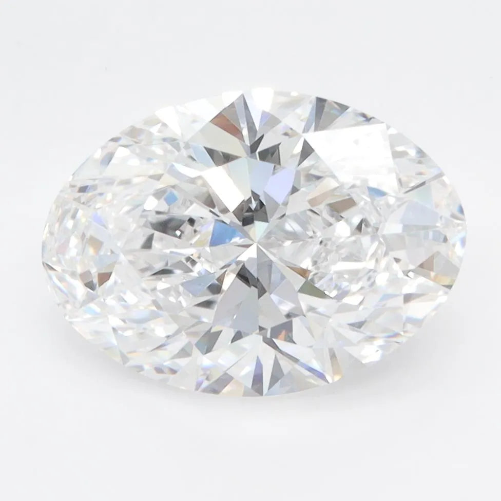 3.00ct Oval Lab Grown Diamond (Colour D, Clarity IF, IGI Certified)