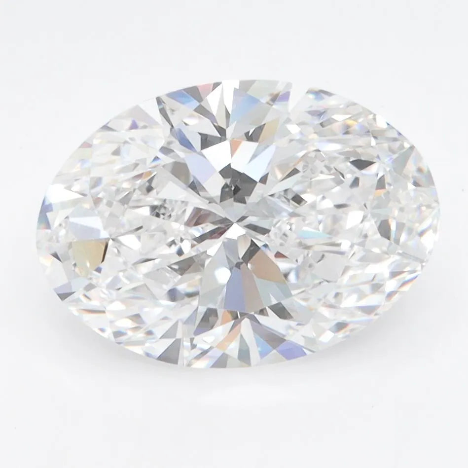 3.00ct Oval Lab Grown Diamond (Colour D, Clarity IF, IGI Certified)