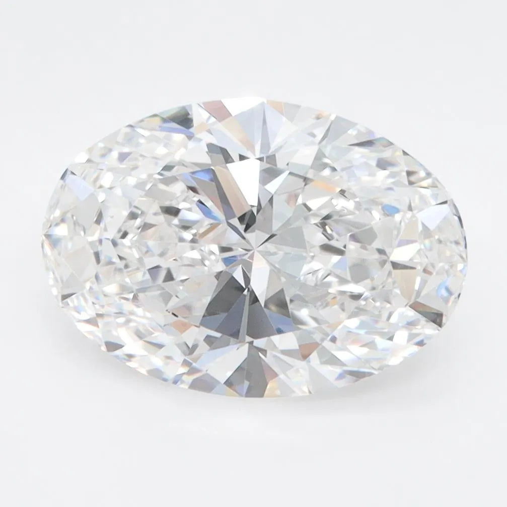 3.00ct Oval Lab Grown Diamond (Colour D, Clarity IF, IGI Certified)
