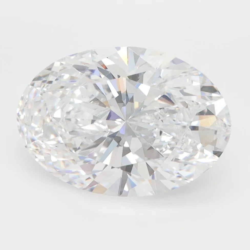 3.00ct Oval Lab Grown Diamond (Colour D, Clarity IF, IGI Certified)