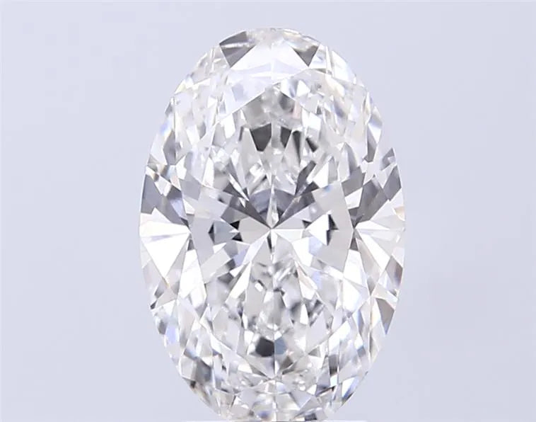 3.00ct Oval Lab Grown Diamond (Colour D, Clarity VS2, IGI Certified)