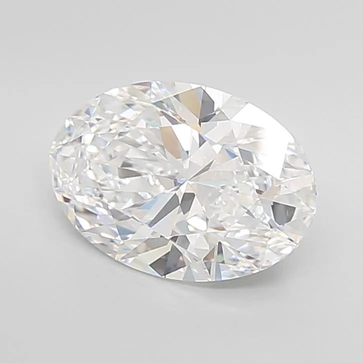 3.00ct Oval Lab Grown Diamond (Colour D, Clarity VVS1, Cut EX, IGI Certified)