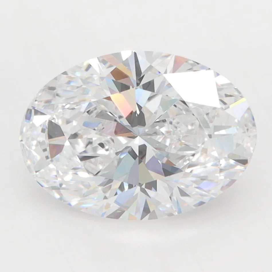 3.00ct Oval Lab Grown Diamond (Colour D, Clarity VVS1, GIA Certified)