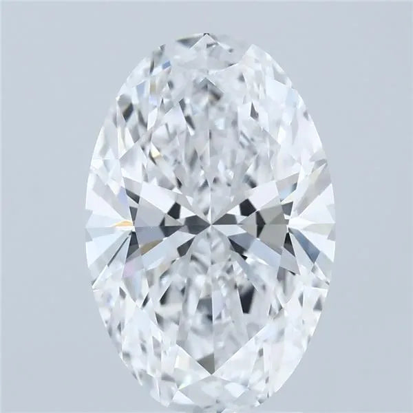 3.00ct Oval Lab Grown Diamond (Colour D, Clarity VVS1, IGI Certified)