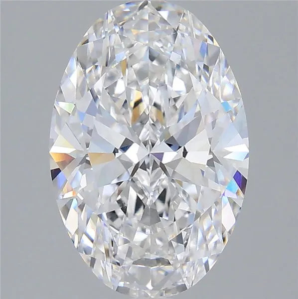 3.00ct Oval Lab Grown Diamond (Colour D, Clarity VVS1, IGI Certified)