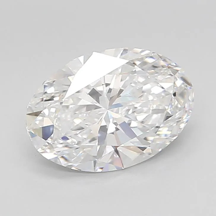 3.00ct Oval Lab Grown Diamond (Colour D, Clarity VVS1, IGI Certified)