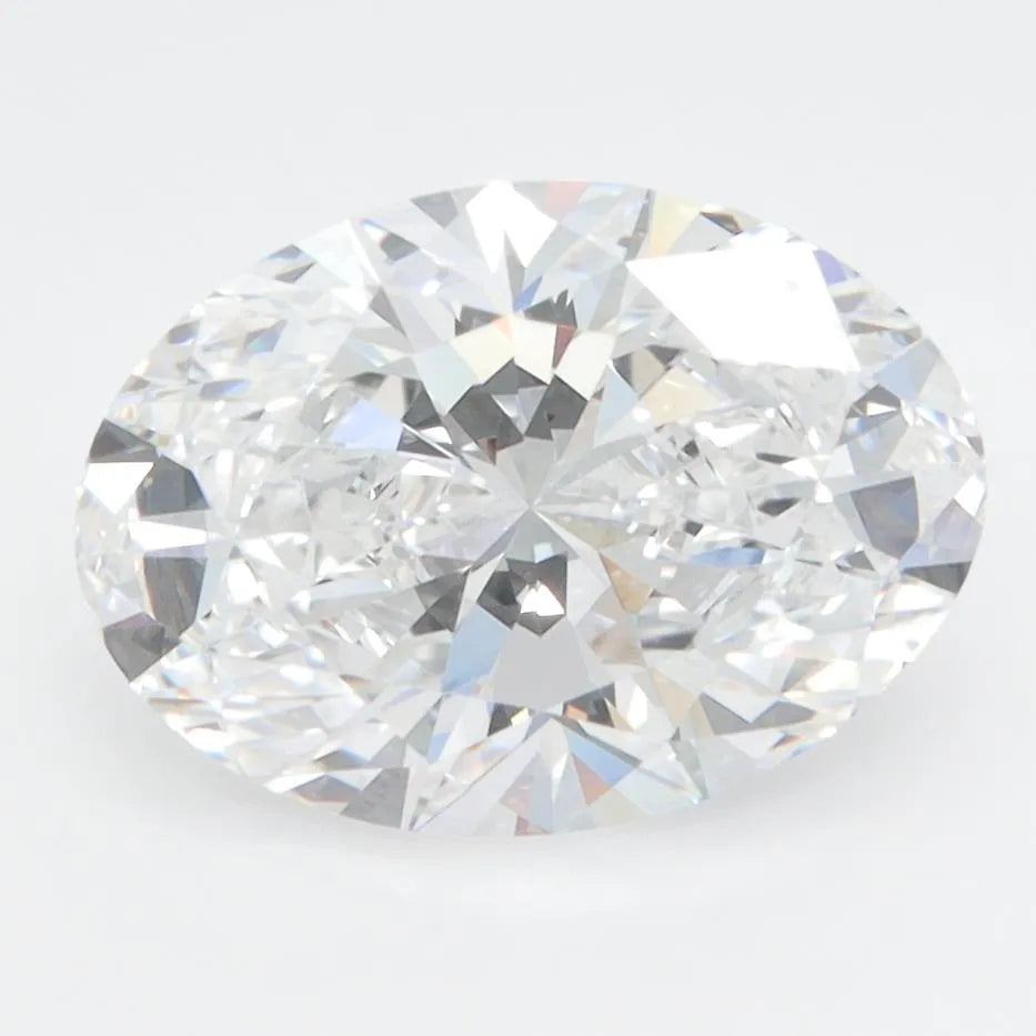 3.00ct Oval Lab Grown Diamond (Colour D, Clarity VVS2, GIA Certified)