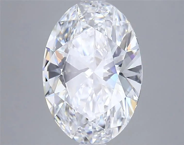 3.00ct Oval Lab Grown Diamond (Colour D, Clarity VVS2, IGI Certified)