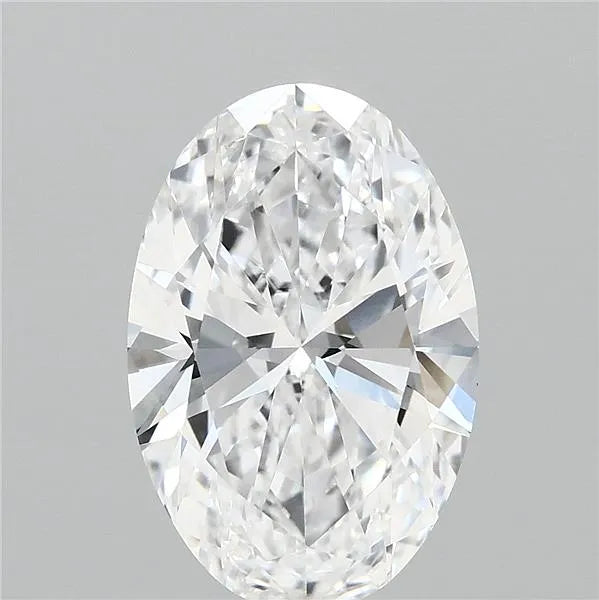 3.00ct Oval Lab Grown Diamond (Colour D, Clarity VVS2, IGI Certified)