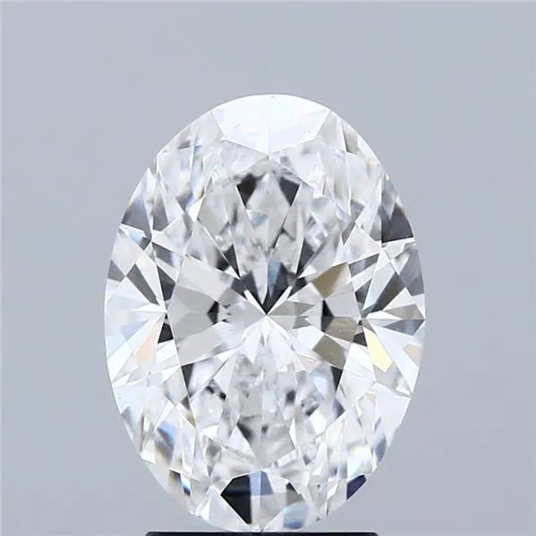 3.00ct Oval Lab Grown Diamond (Colour D, Clarity VVS2, IGI Certified)