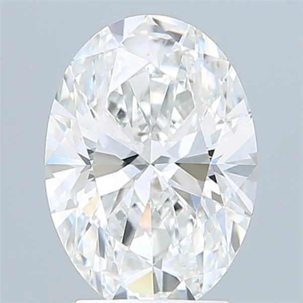 3.00ct Oval Lab Grown Diamond (Colour D, Clarity VVS2, IGI Certified)