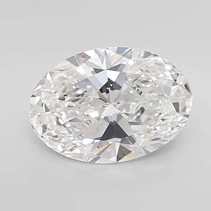 3.00ct Oval Lab Grown Diamond (Colour D, Clarity VVS2, IGI Certified)
