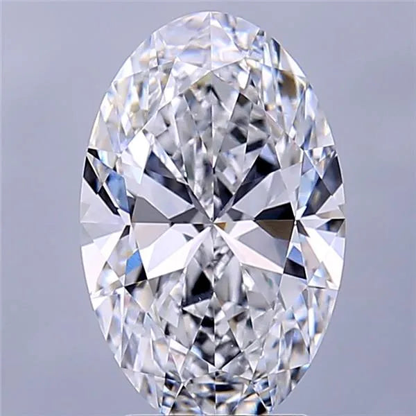 3.00ct Oval Lab Grown Diamond (Colour D, Clarity VVS2, IGI Certified)