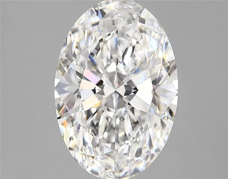 3.00ct Oval Lab Grown Diamond (Colour D, Clarity VVS2, IGI Certified)