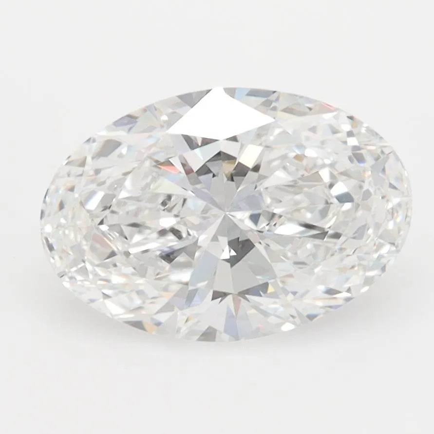 3.00ct Oval Lab Grown Diamond (Colour E, Clarity IF, IGI Certified)