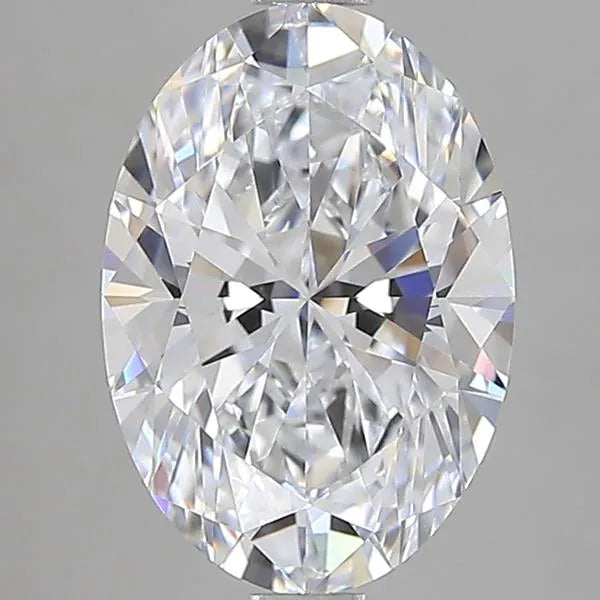 3.00ct Oval Lab Grown Diamond (Colour E, Clarity IF, IGI Certified)