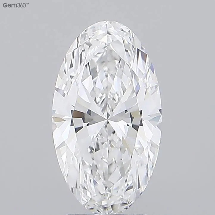 3.00ct Oval Lab Grown Diamond (Colour E, Clarity VS1, IGI Certified)