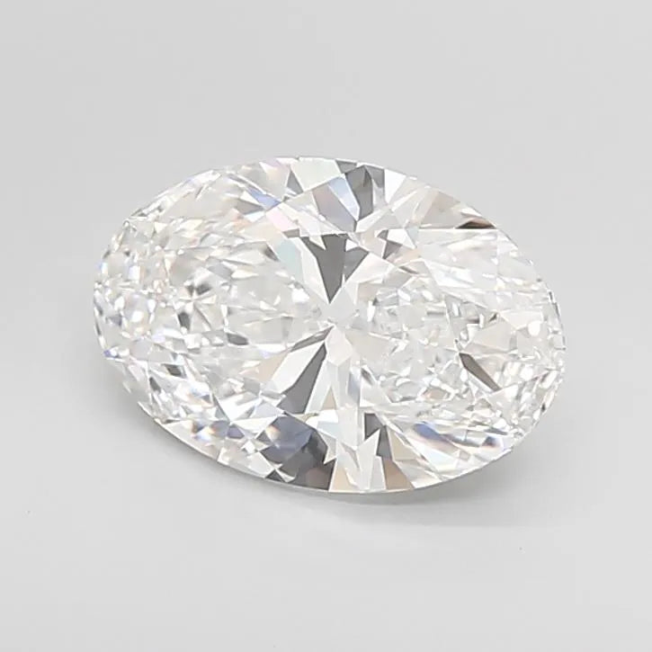 3.00ct Oval Lab Grown Diamond (Colour E, Clarity VS2, IGI Certified)
