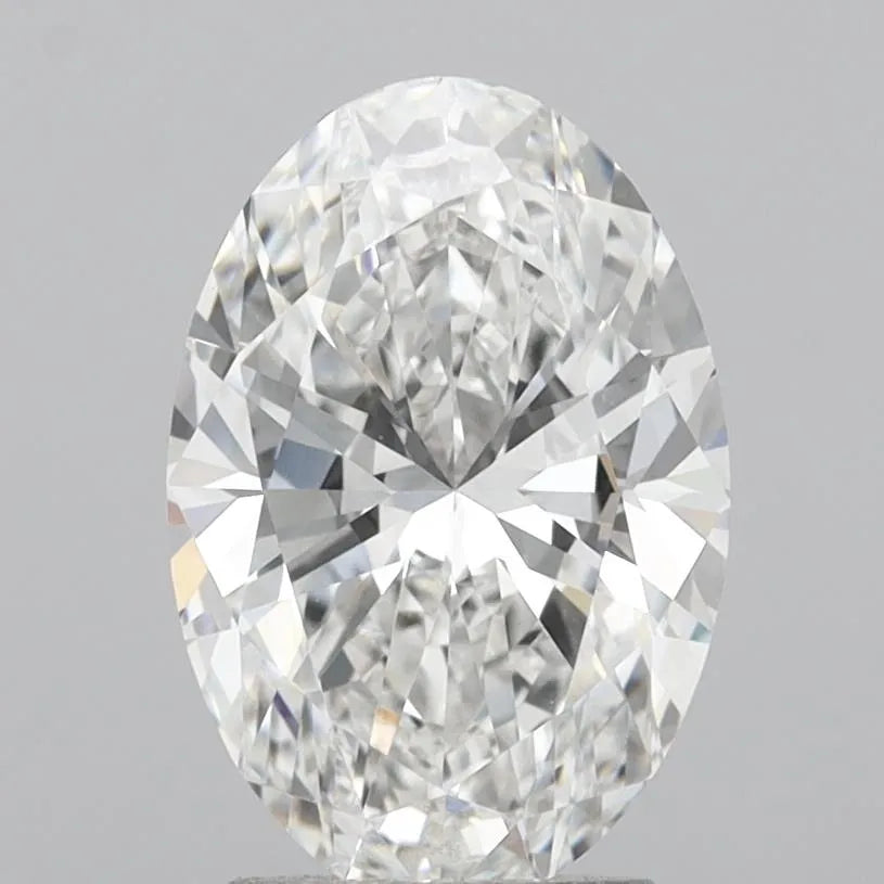 3.00ct Oval Lab Grown Diamond (Colour E, Clarity VVS2, IGI Certified)