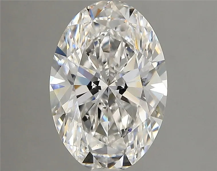 3.00ct Oval Lab Grown Diamond (Colour E, Clarity VVS2, IGI Certified)
