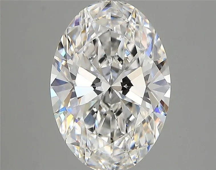 3.00ct Oval Lab Grown Diamond (Colour E, Clarity VVS2, IGI Certified)