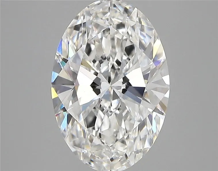 3.00ct Oval Lab Grown Diamond (Colour E, Clarity VVS2, IGI Certified)