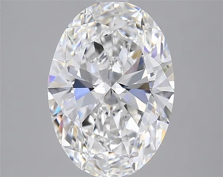 3.00ct Oval Lab Grown Diamond (Colour E, Clarity VVS2, IGI Certified)