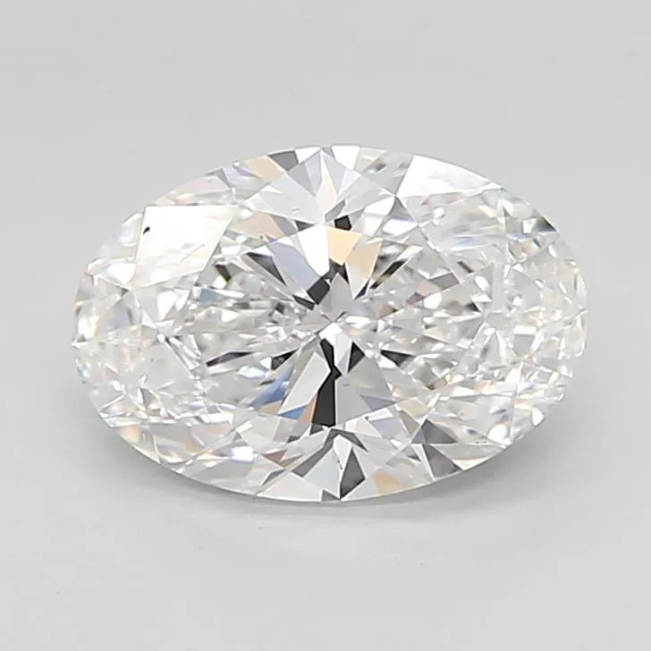 3.00ct Oval Lab Grown Diamond (Colour E, Clarity VVS2, IGI Certified)