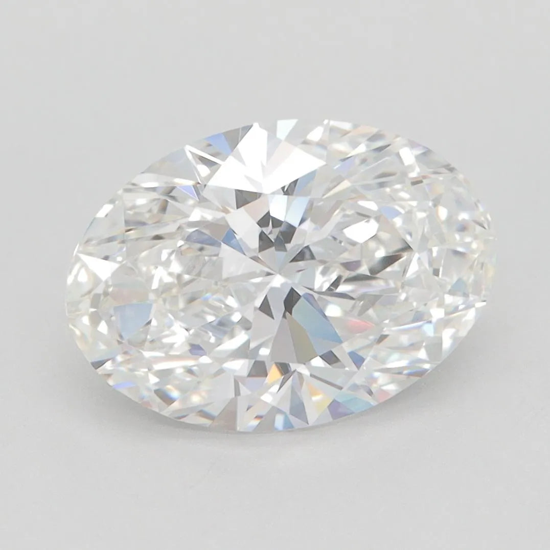 3.00ct Oval Lab Grown Diamond (Colour F, Clarity IF, IGI Certified)