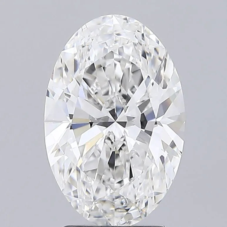 3.00ct Oval Lab Grown Diamond (Colour F, Clarity VS1, IGI Certified)