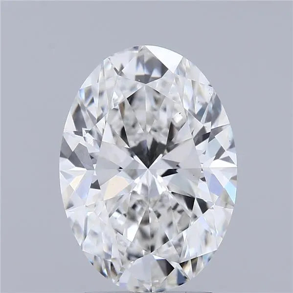3.00ct Oval Lab Grown Diamond (Colour F, Clarity VS2, IGI Certified)