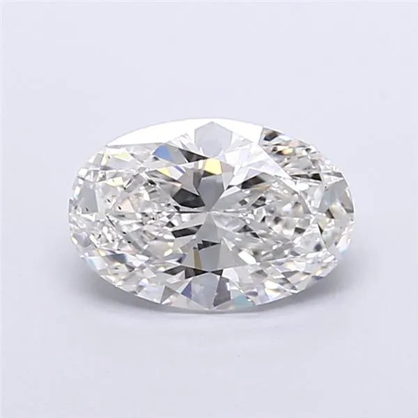 3.00ct Oval Lab Grown Diamond (Colour F, Clarity VS2, IGI Certified)