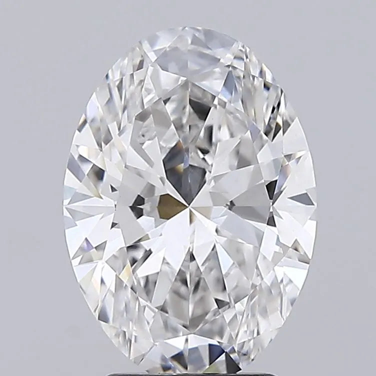 3.00ct Oval Lab Grown Diamond (Colour F, Clarity VVS2, IGI Certified)