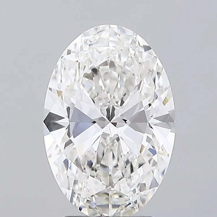 3.00ct Oval Lab Grown Diamond (Colour F, Clarity VVS2, IGI Certified)