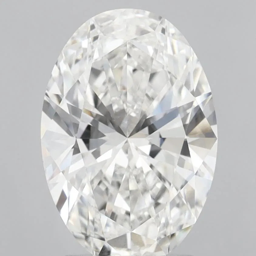 3.00ct Oval Lab Grown Diamond (Colour F, Clarity VVS2, IGI Certified)